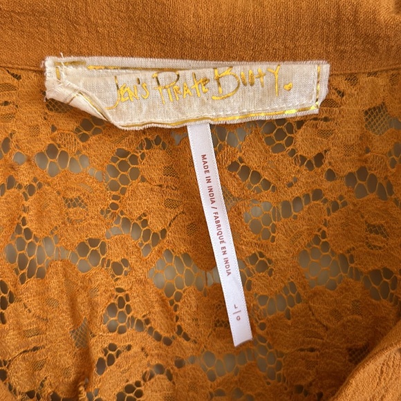 NWOT Jen’s Pirate Booty Kiedis Top Bohemian Boho Western Long Sleeve - Picture 5 of 9